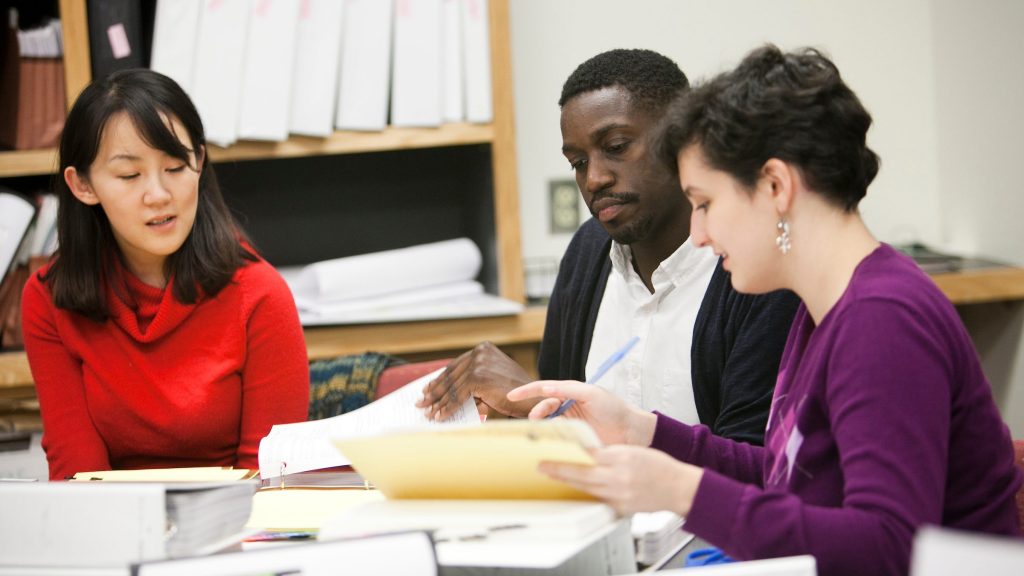 Volunteers working for Duke Legal Clinics