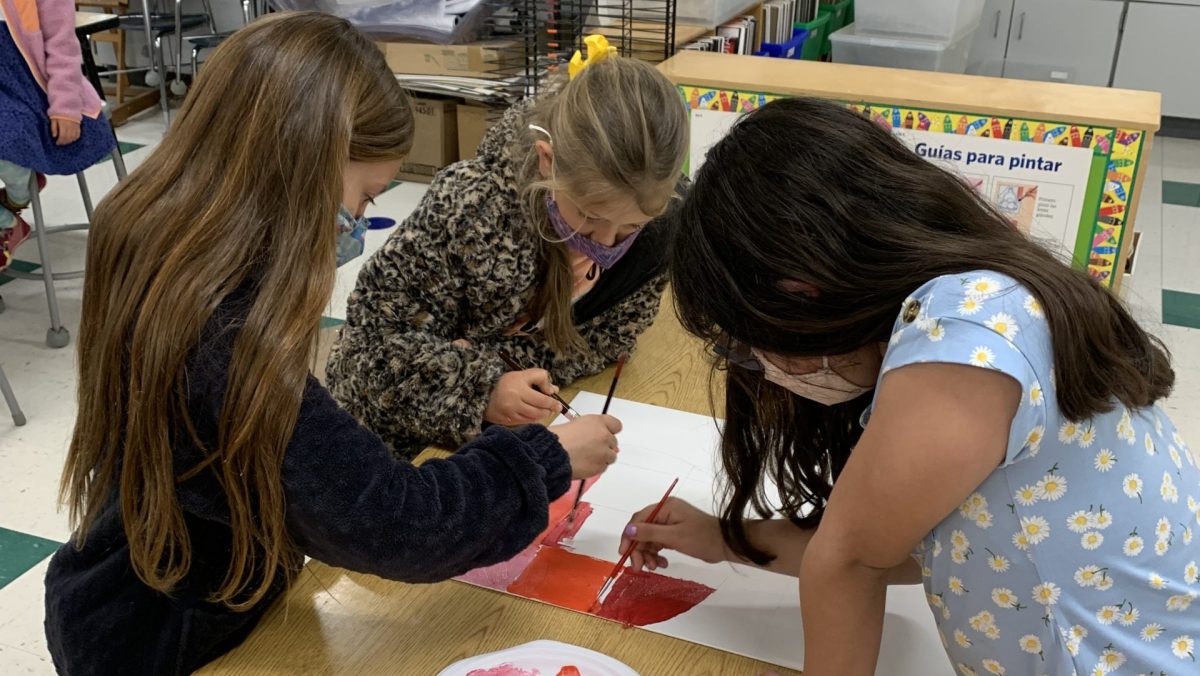 Kids at lakewood classroom